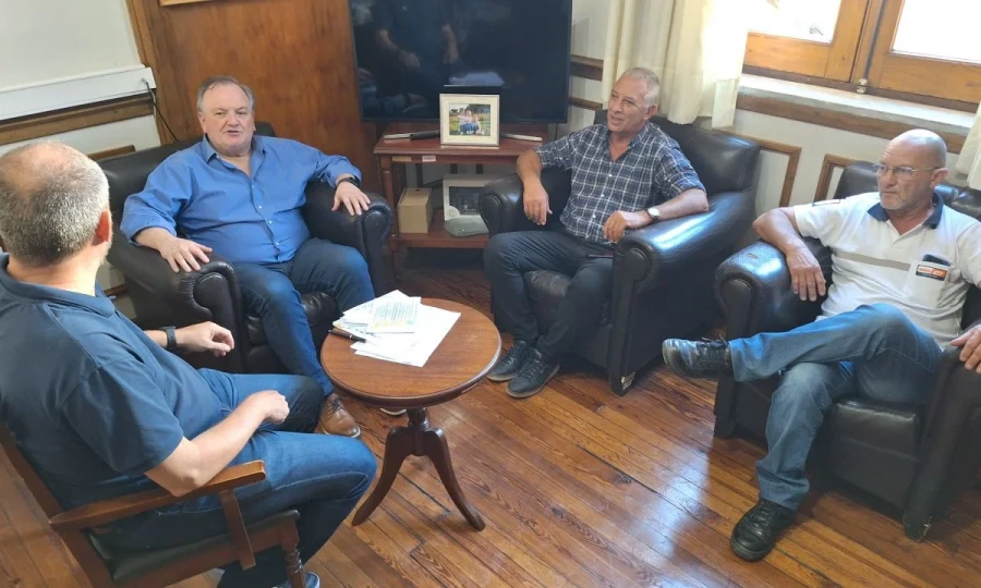 Vista general del encuentro celebrado ayer.