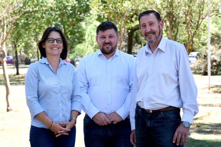 María Eugenia Gamero, Pablo Pinotti y José Delmastro.