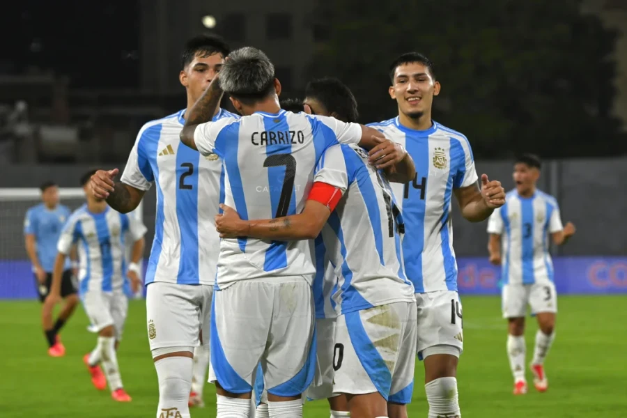 CONTUNDENTE. Ofensivamente fue un gran partido de Argentina.