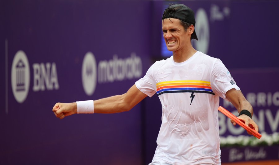 FEDERICO CORIA. Tras ganar el primer partido de la qualy.