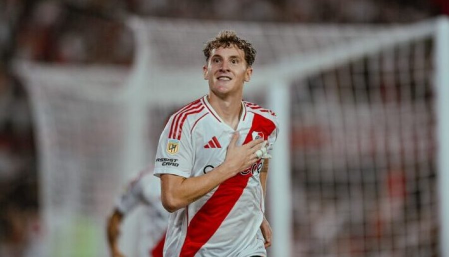 FACUNDO COLIDIO ANOTÓ LOS DOS GOLES DE RIVER EN EL TRIUNFO ANTE EL ROJO