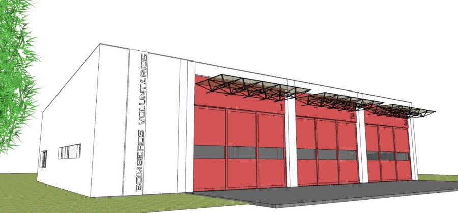 El edificio que debe ser concluido.