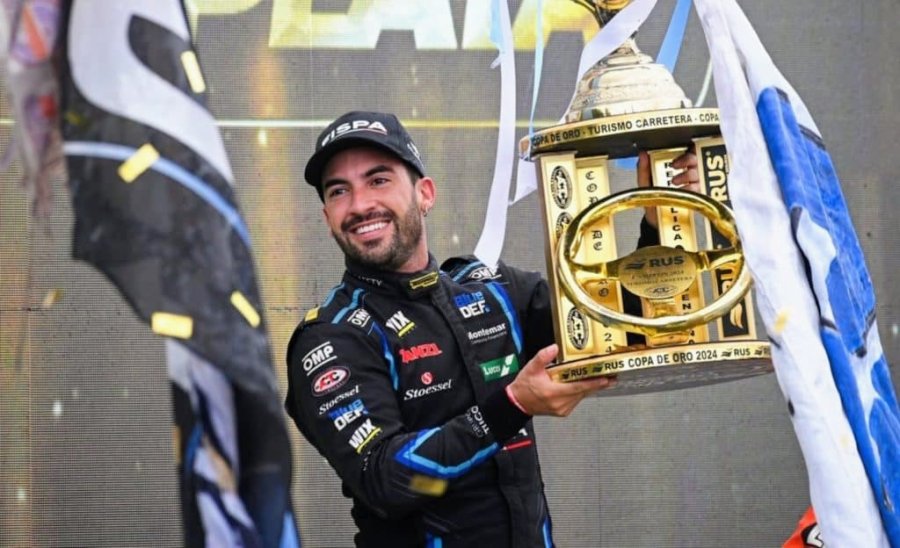JULI&Aacute;N SANTERO. El actual campe&oacute;n con la Copa de Oro.