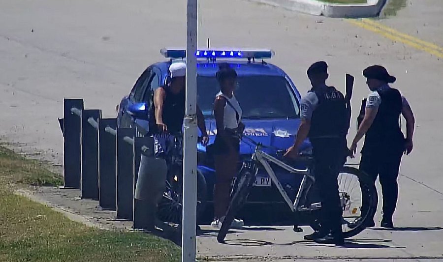 Finalmente el personal policial secuestró la bicicleta robada.