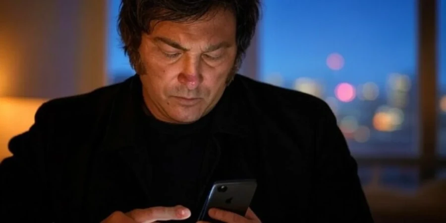 Imagen de Javier Milei generada por IA.