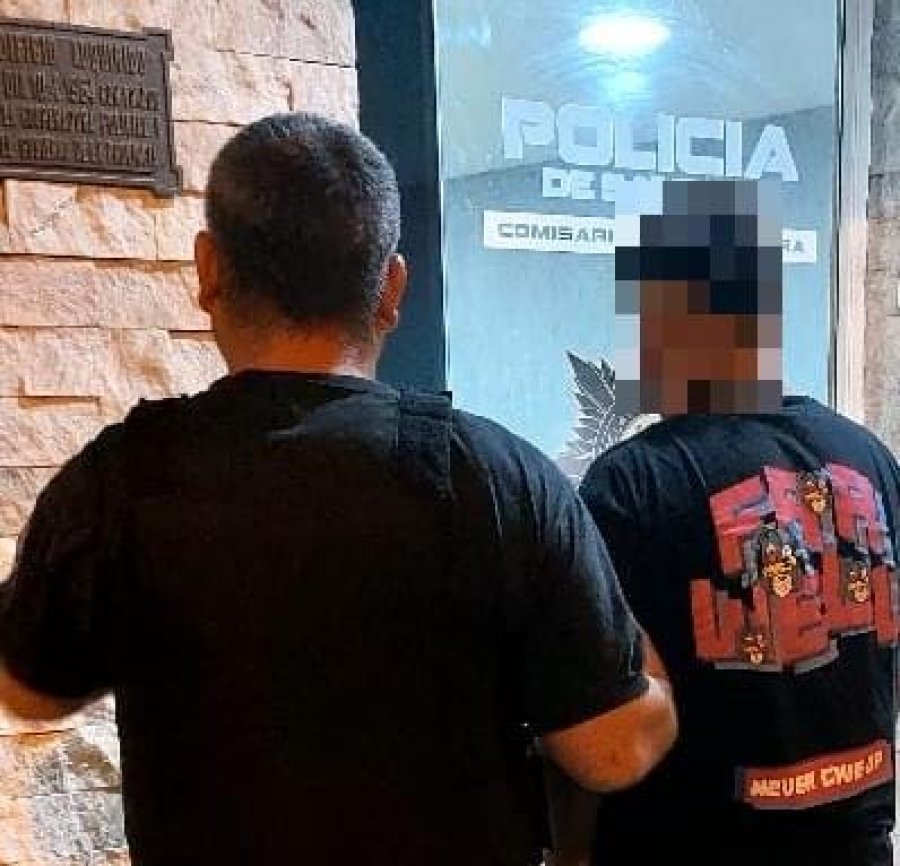 <i>El hombre fue arrestado y trasladado a sede de la Comisar&iacute;a 1a.</i>