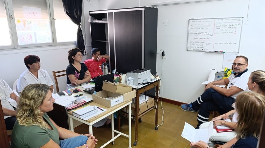 Los participantes en el reciente encuentro.