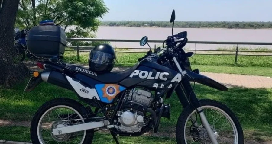 La policía en la zona del hallazgo.
