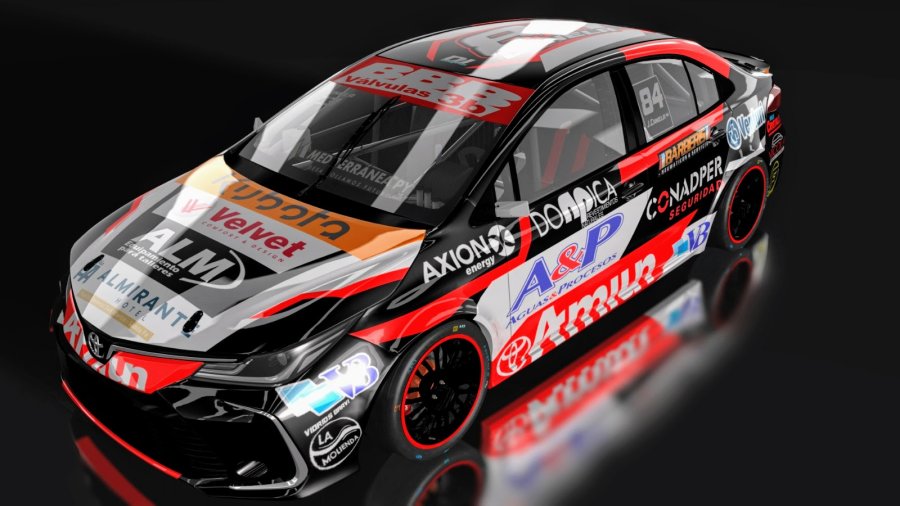 El Toyota Corolla que utilizar&aacute; esta temporada Juan Ignacio Canela.