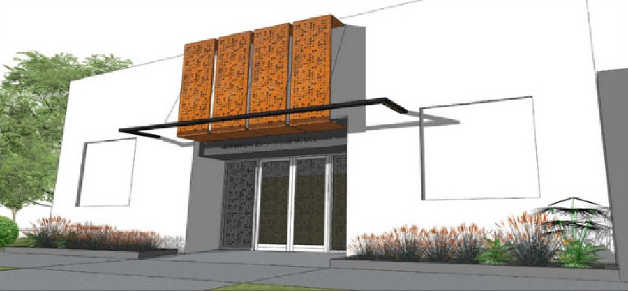 El sector que está siendo intervenido por la Comuna.