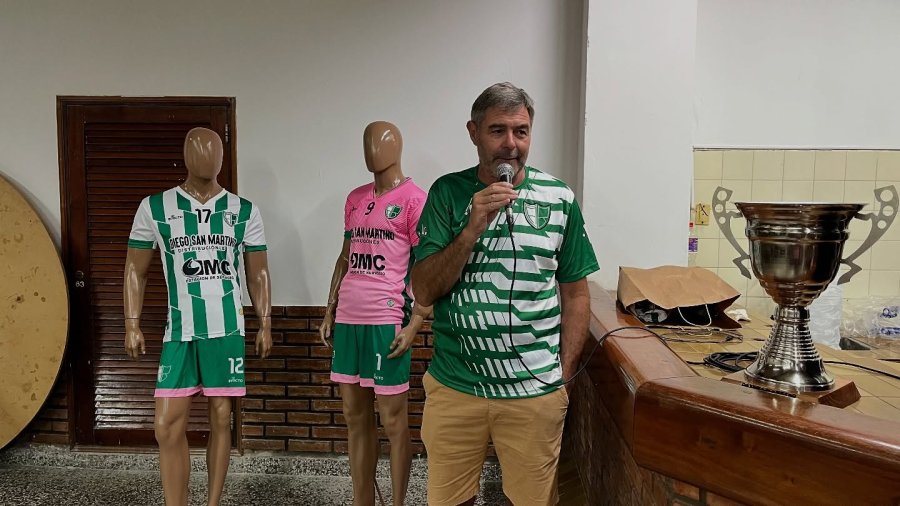 Germán Rébola, presidente de Brown, tuvo la palabra