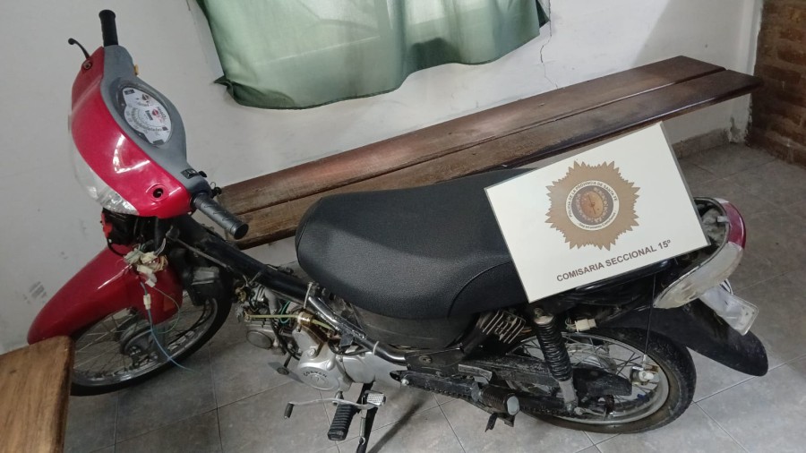 La motocicleta marca Corven tipo 110 c.c. fue devuelta a su legítimo propietario.