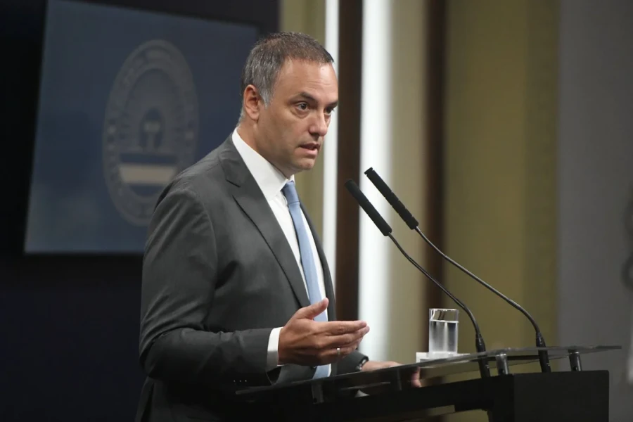 El vocero presidencial, Manuel Adorni.