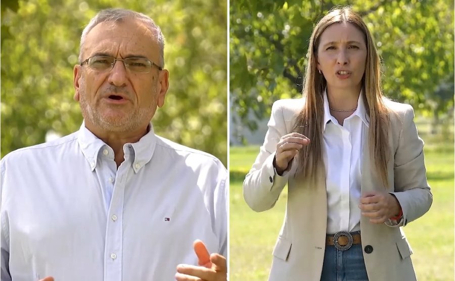 Alcides Calvo y B&aacute;rbara Chivallero ya est&aacute;n en campa&ntilde;a en las redes sociales.