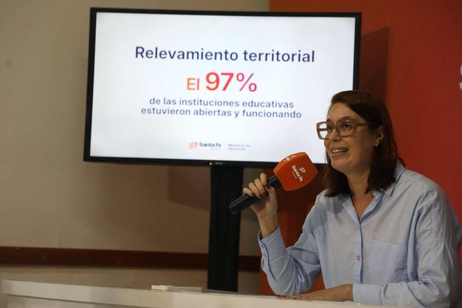 El 97 % de las escuelas de gestión pública y privada de toda la provincia estuvieron abiertas y funcionando.