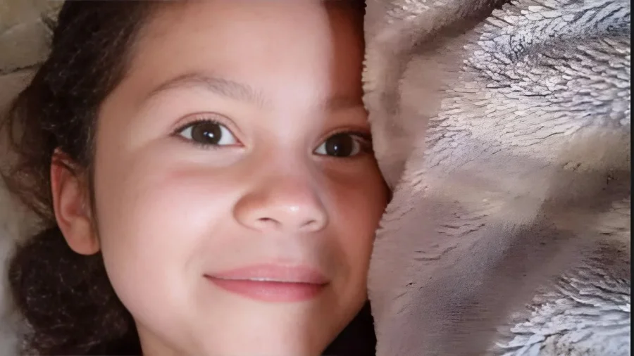 Kim Gomez de 7 años, trágicamente asesinada por dos incalificables adolescentes.