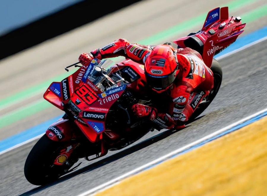 Marc M&aacute;rquez fue el m&aacute;s veloz en los test de pretemporada con la Ducati.