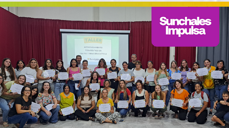 El grupo que participó en la capacitación.