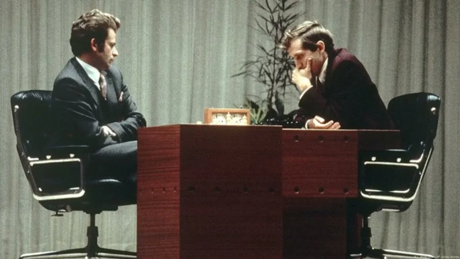 MATCH FAMOSO. Fischer y Spassky, en Islandia durante 1972.