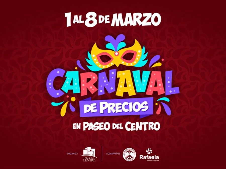 CAMPA&Ntilde;A. Paseo del Centro podr&eacute; en marcha desde este s&aacute;bado la segunda edici&oacute;n de su Carnaval de Precios.