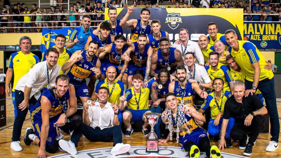 FESTEJO. Boca se llevó el título.