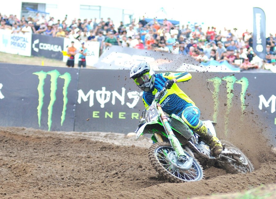 Joaqu&iacute;n Poli (Kawasaki) en el nuevo circuito Infinito Race Track.
