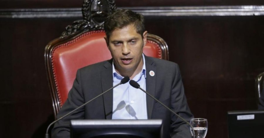 EN LA LEGISLATURA. El mandatario bonaerense hizo un repaso de su gestión y también apuntó contra el presidente de la Nación.