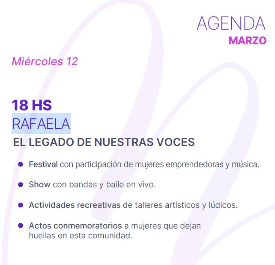 AGENDA. La Provincia organiza m&uacute;ltiples actividades a lo largo del mes.