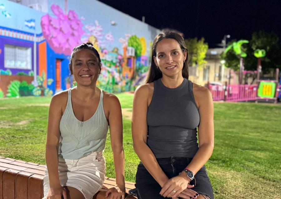 Las Concejales Valeria Soltermam y Mar&iacute;a Paz Caruso.