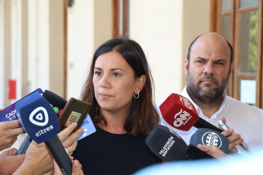 La secretaria de Coordinación Técnica y Administración Financiera del Ministerio, Georgina Orciani.