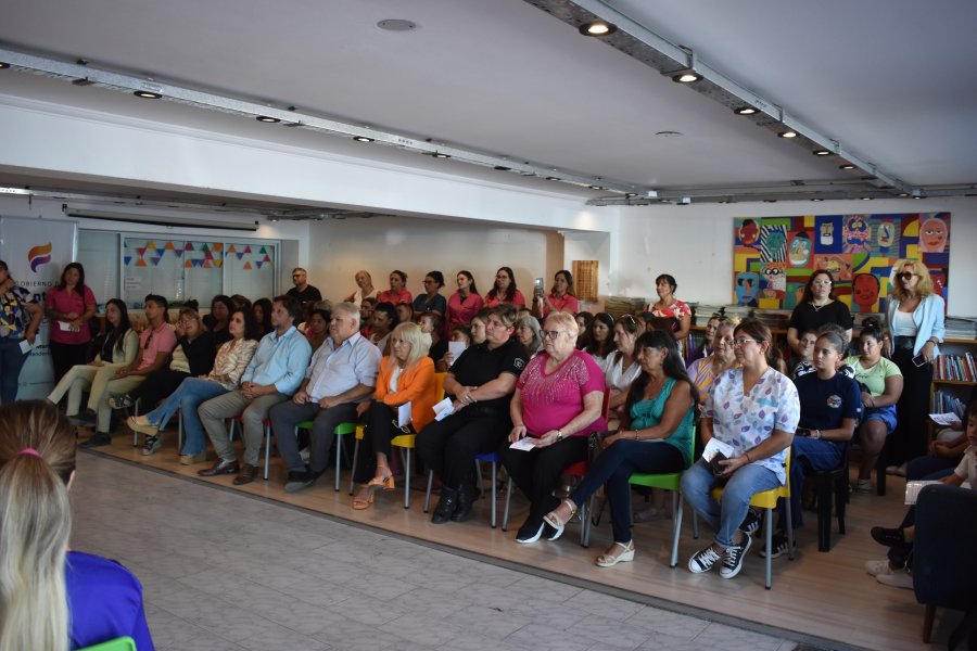 Vista general de la ceremonia desarrollada ayer.