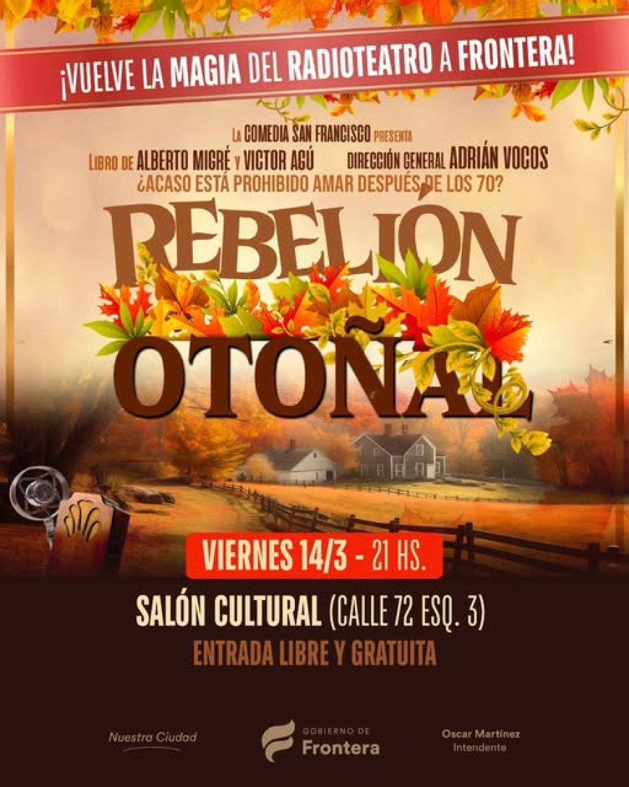 Anuncio del espectáculo.