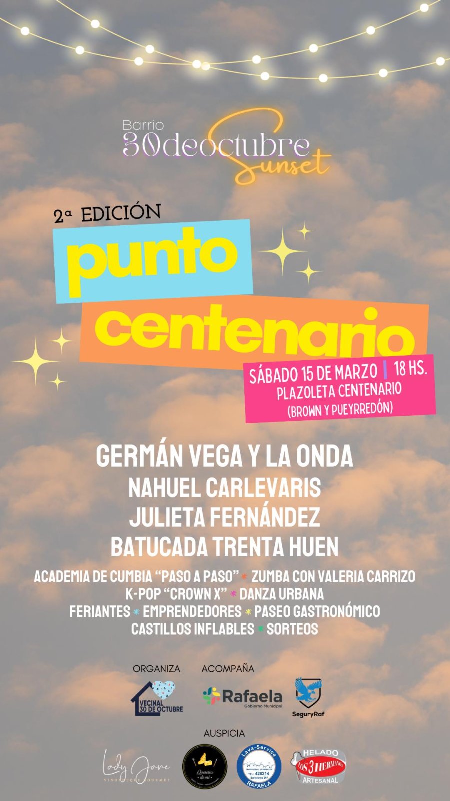 El sector de las actividades se ubicará en la Plazoleta Centenario.