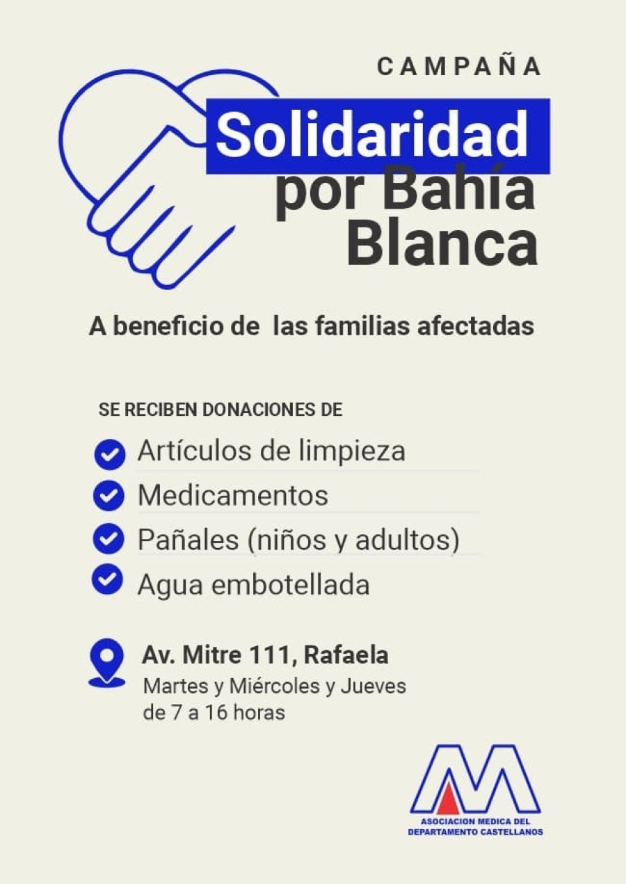 Se busca reunir donaciones para las familias afectadas por el temporal.&nbsp;
