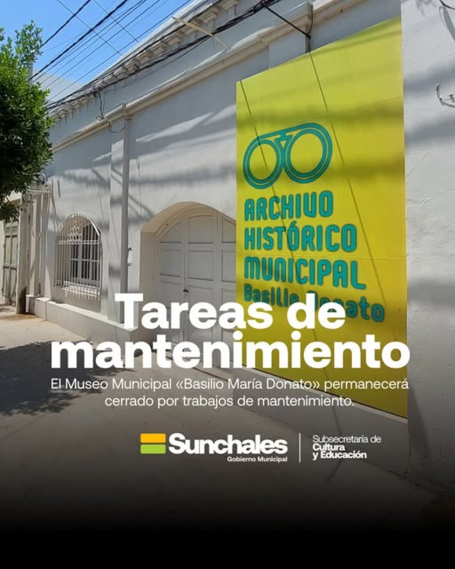 Anuncio del comienzo de los trabajos.