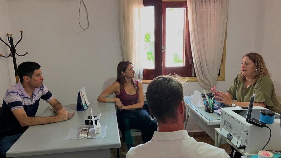 Un momento del encuentro celebrado hoy.