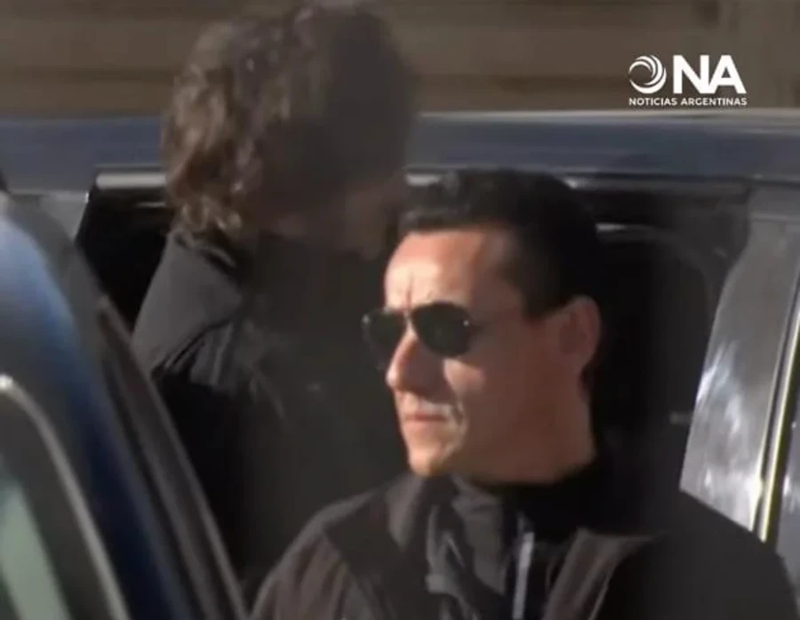 Javier Milei en Bahía Blanca.