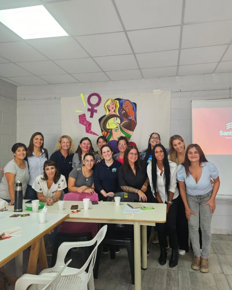 Las participantes en el encuentro de María Juana.