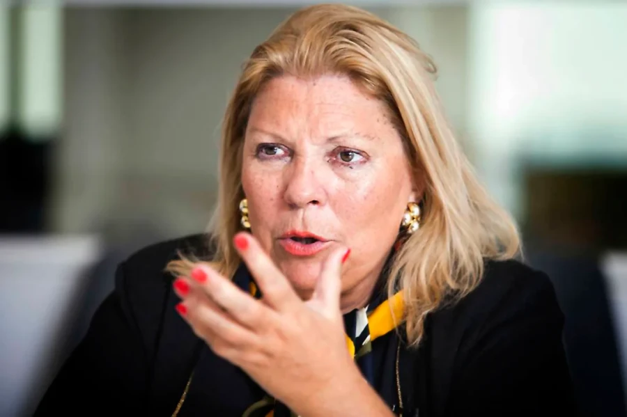Elisa Carrió defendió el DNU que dictó el Gobierno.