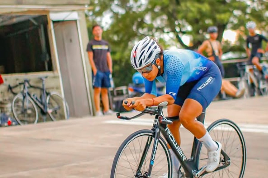 POR MEDALLAS. La santiagueña radicada en Rafaela está ultimando detalles de su preparación.