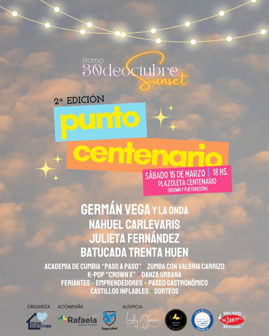 Hoy llega Punto Centenario para toda la comunidad.