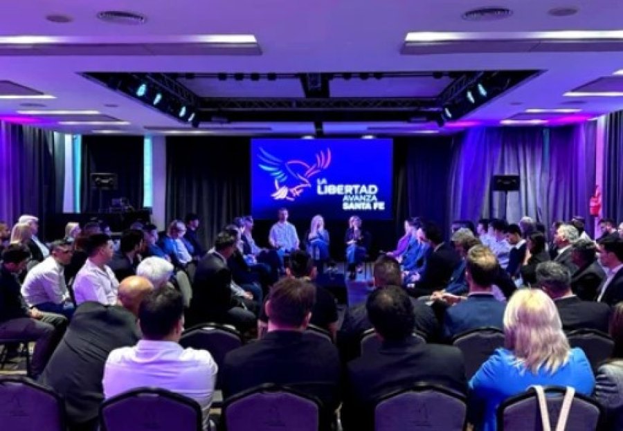 Karina Milei en Rosario.