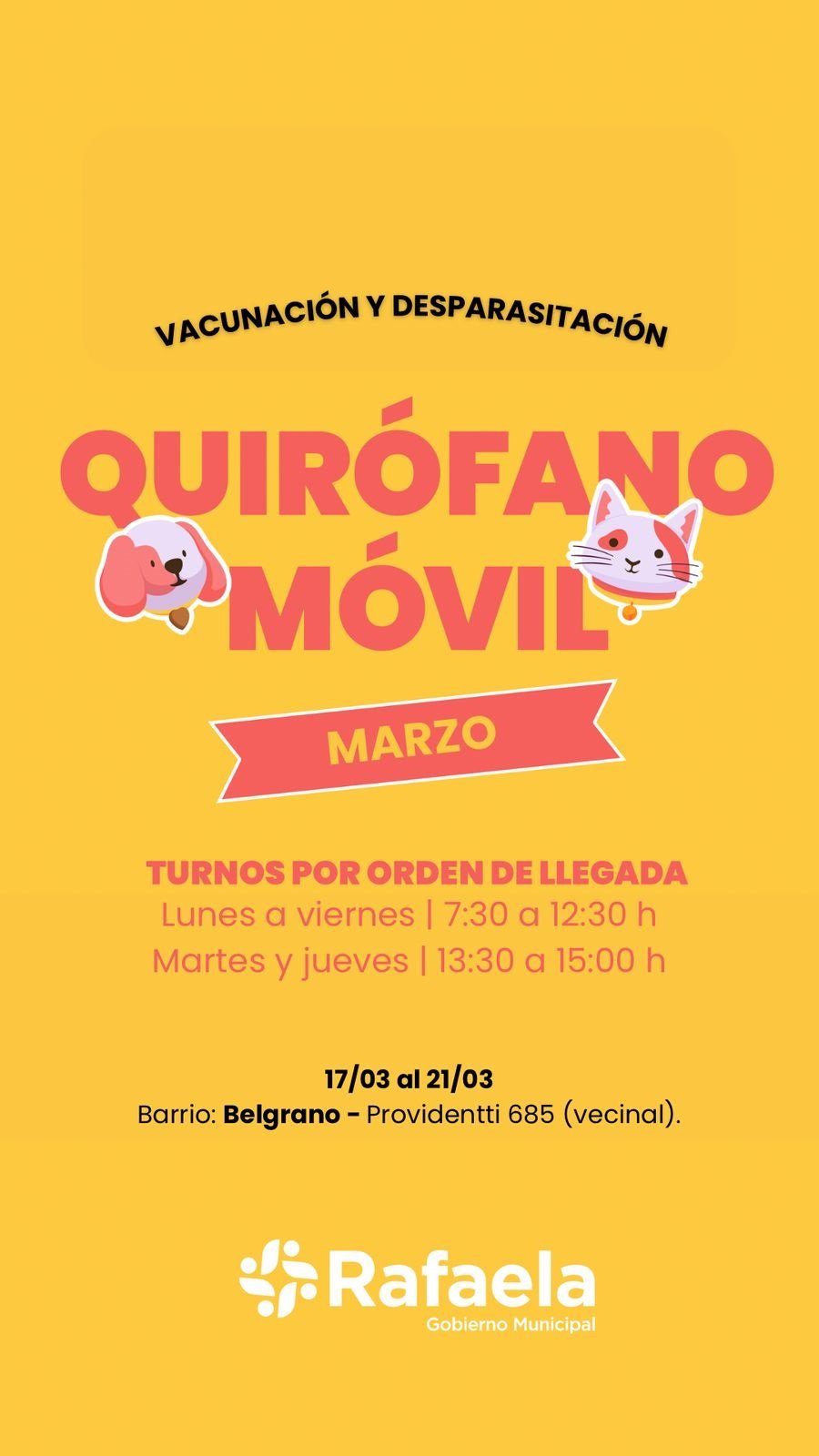 DISPOSITIVO. El Quir&oacute;fano M&oacute;vil se ubicar&aacute; esta semana en calle Providenti 685.