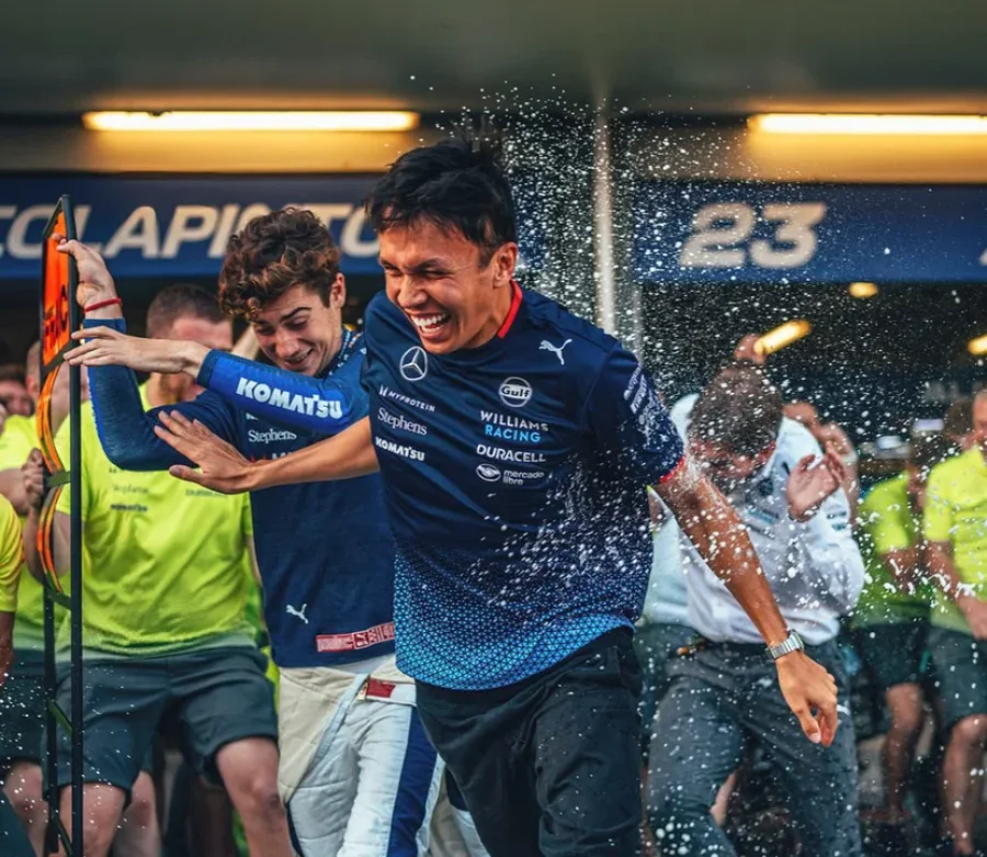 Colapinto y Albon compartieron equipo en la temporada 2024.