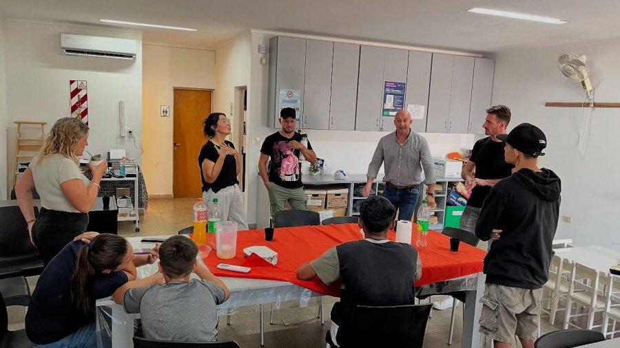 Un instante del reciente encuentro.