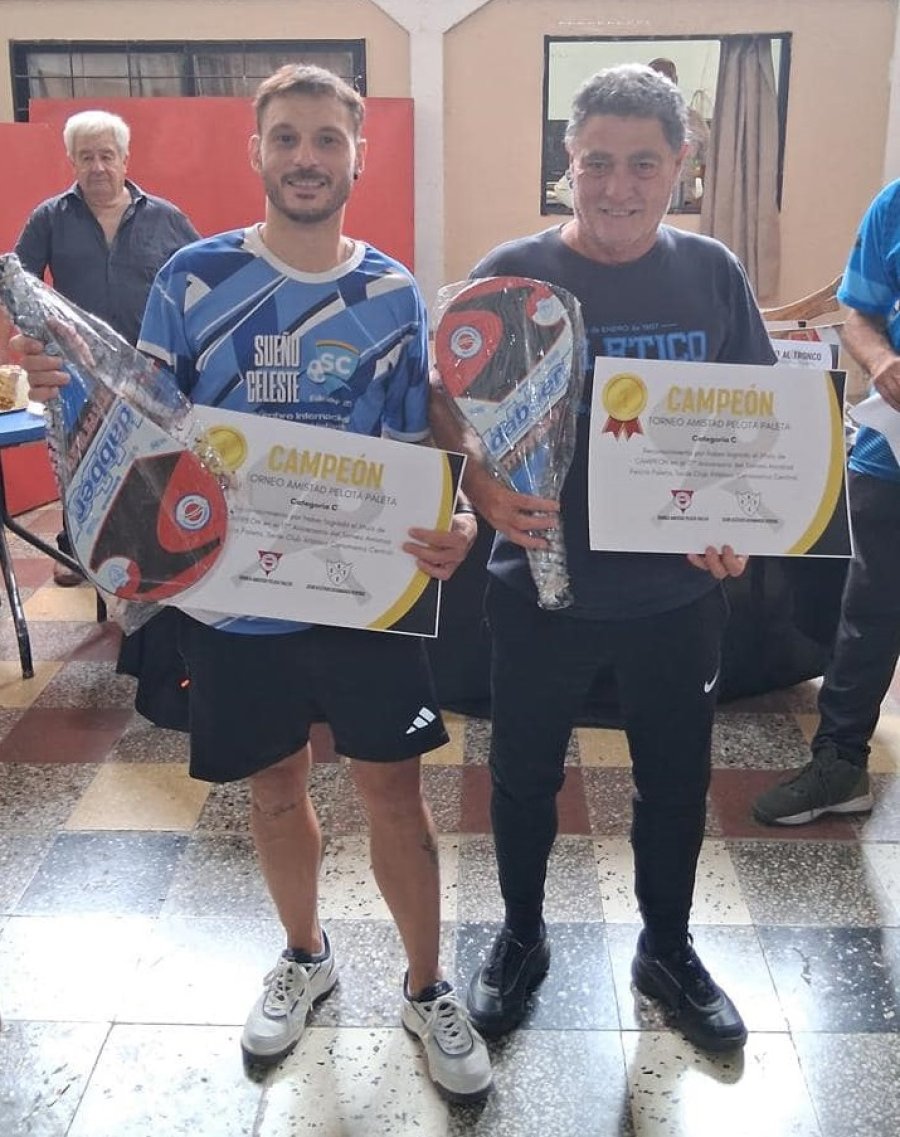 TORNEO IDEAL. Baronetti y Bima se consagraron en categor&iacute;a "C".