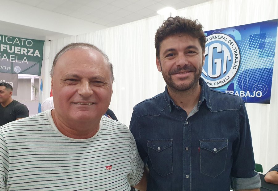 CONVENCIONALES. Roberto Oesquer y Juan Monteverde participar&aacute;n del acto este s&aacute;bado en el sal&oacute;n de la UOM.
