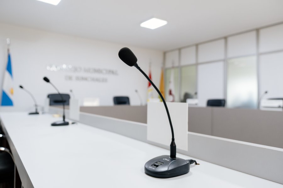 El recinto de sesiones.