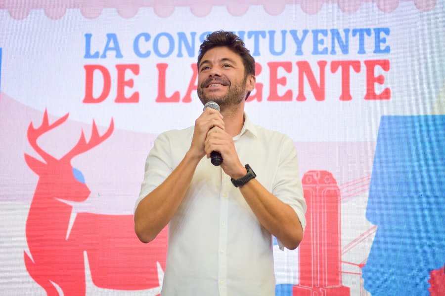 JUAN MONTEVERDE. Habl&oacute; sobre la reforma constitucional y su rol como cabeza de una de las listas que competir&aacute;n para la convenci&oacute;n constituyente.