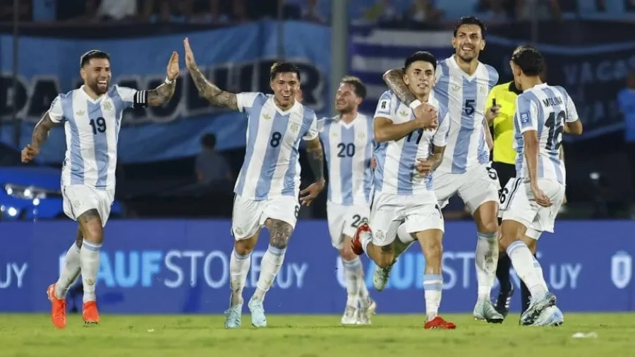 Argentina le ganó por la mínima a Uruguay